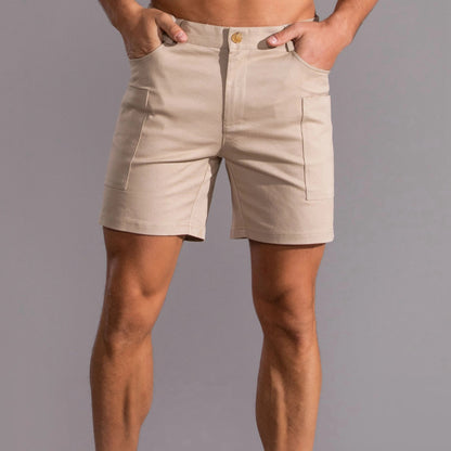 Nereo - Heren cargo short met rechte pijpen
