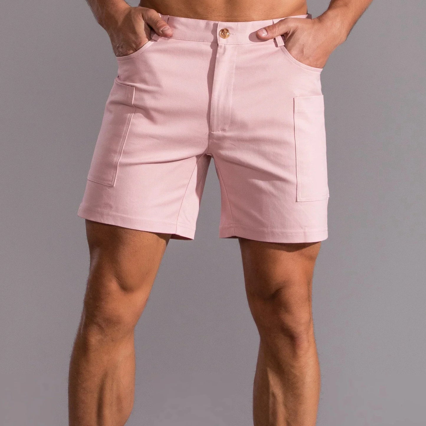 Nereo - Heren cargo short met rechte pijpen