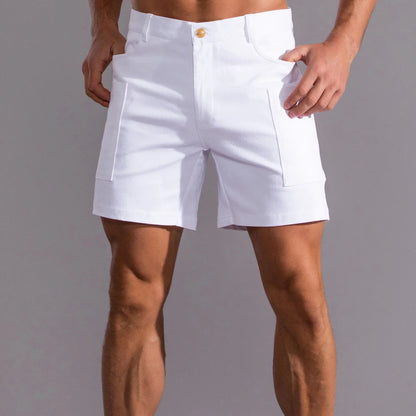 Nereo - Heren cargo short met rechte pijpen