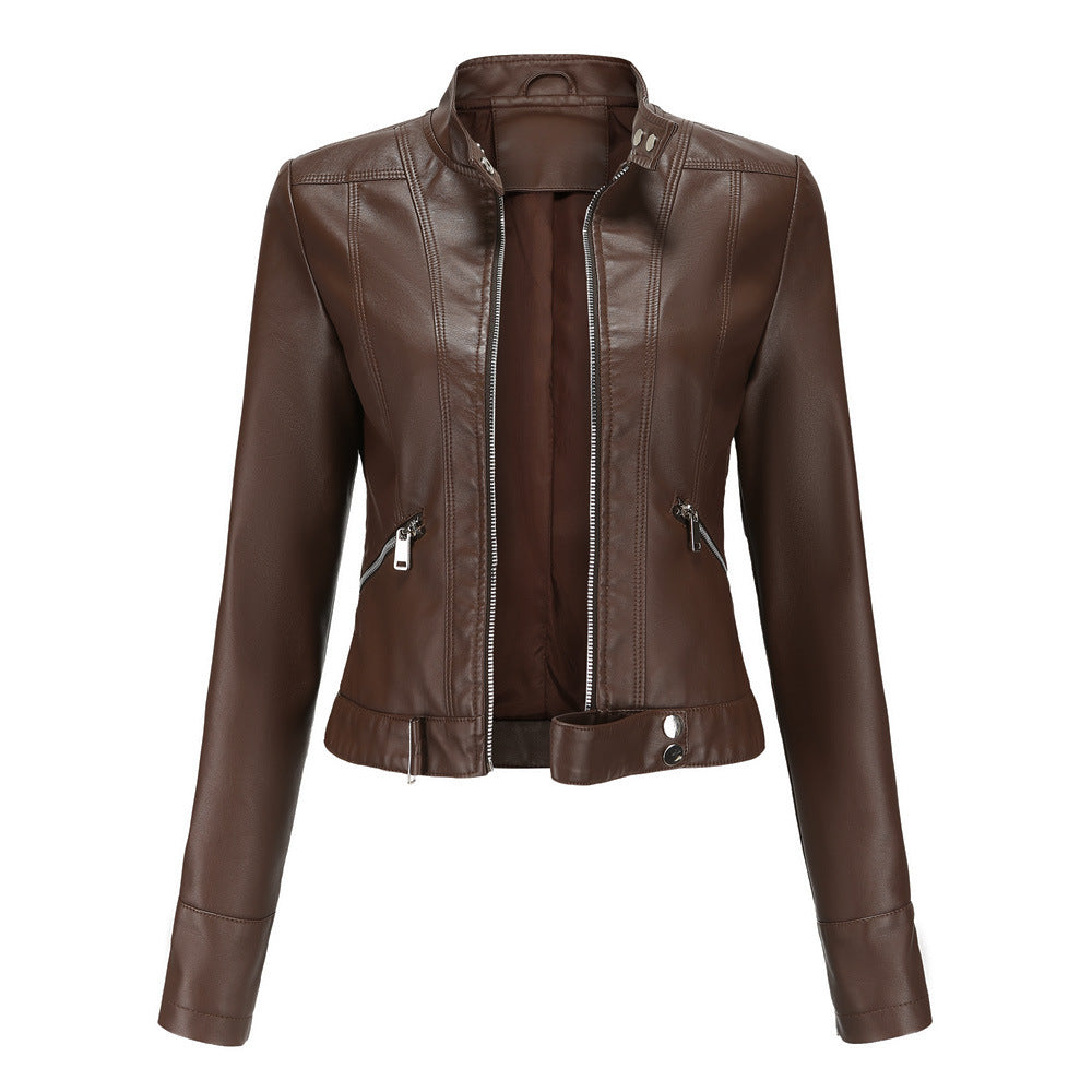 Selah - Faux leren Moto jas voor dames