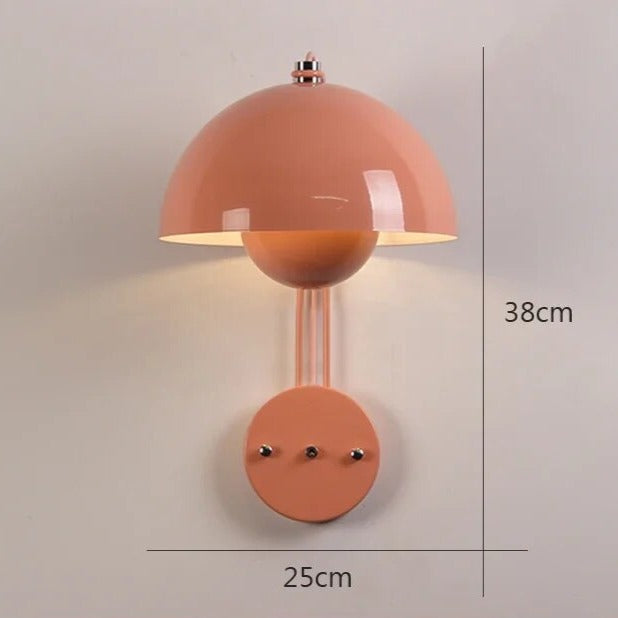 Moderne LED wandlamp met koepelkap