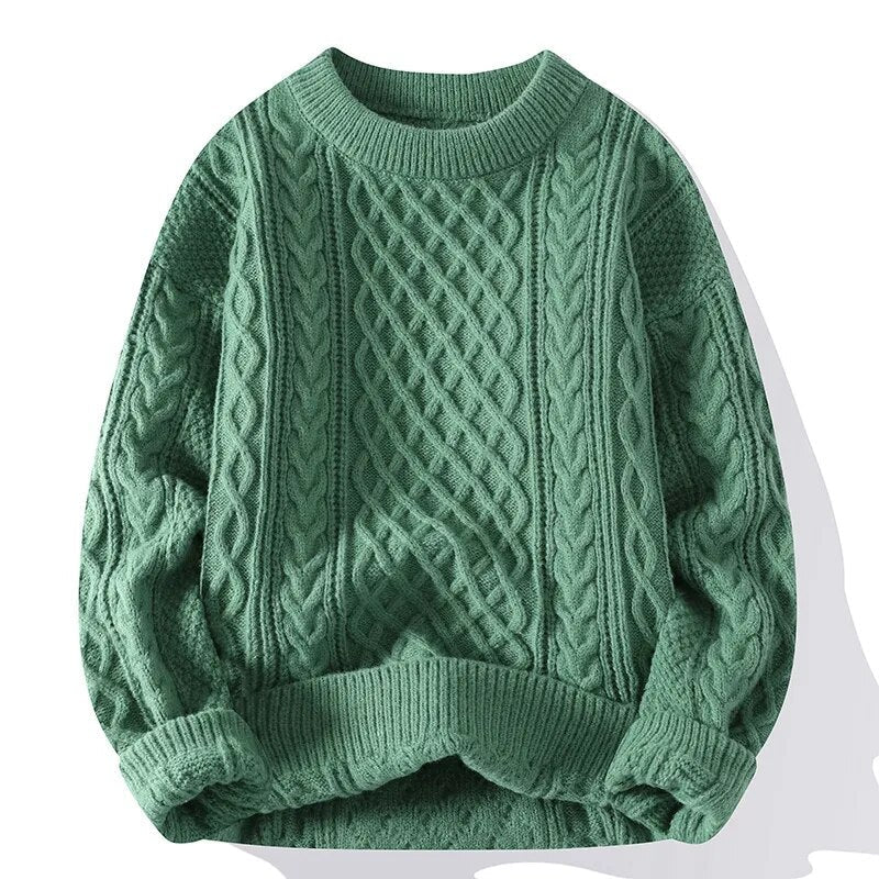 Casey - Cosy gebreide kabeltrui unisex