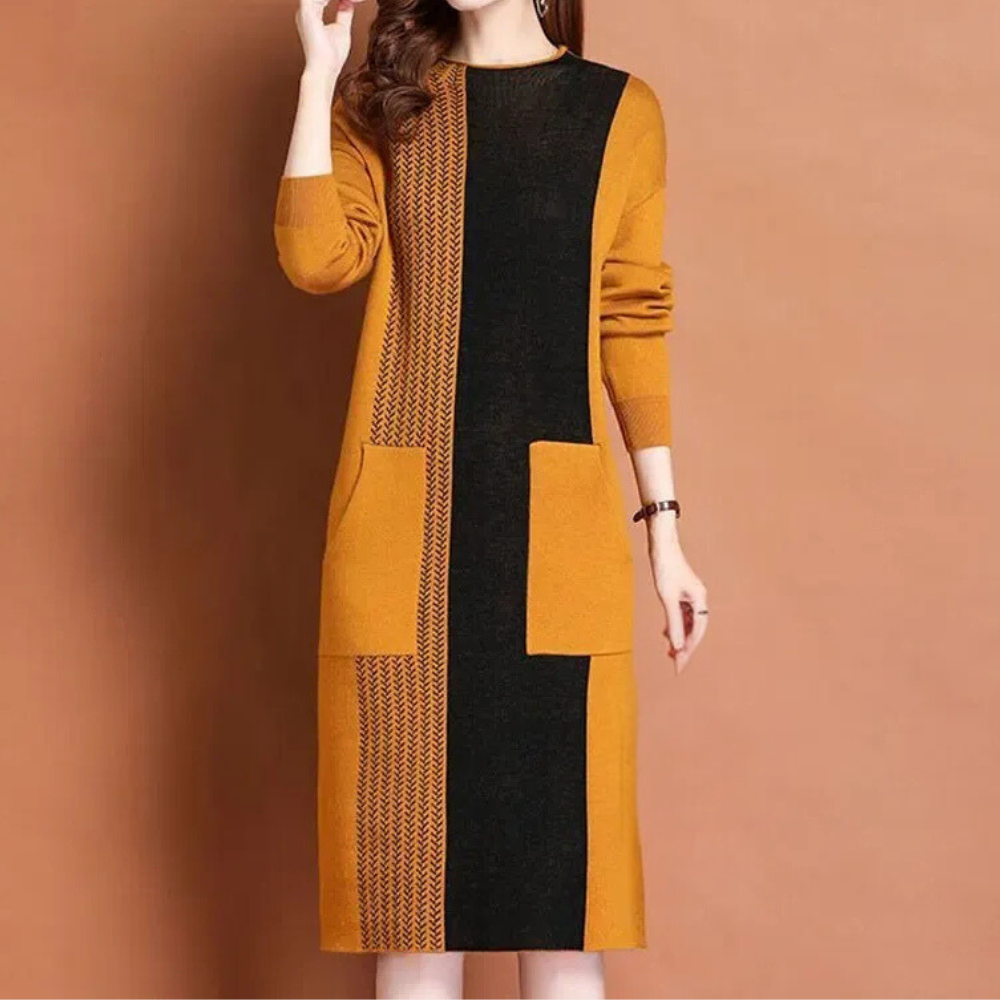 Ilona | Gebreide mini-jurk