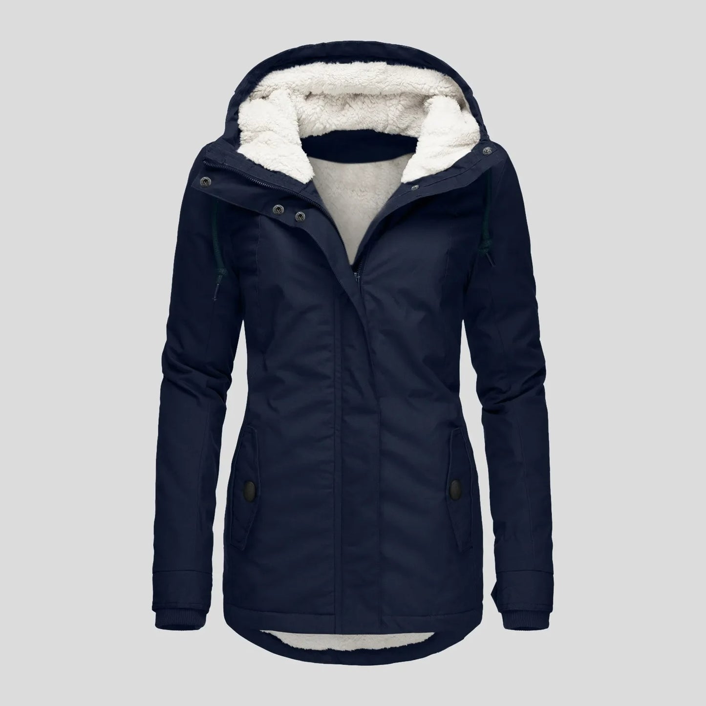 Kairi - Warme jas met capuchon en fleece voering