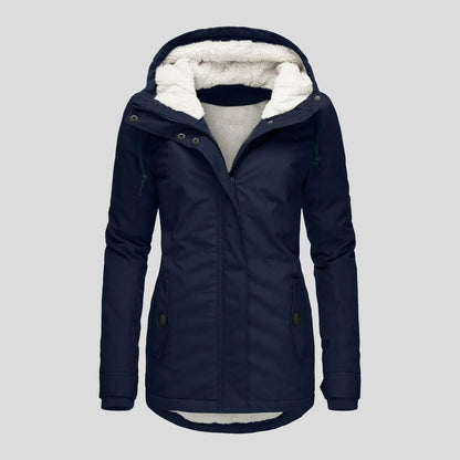 Kairi - Warme jas met capuchon en fleece voering