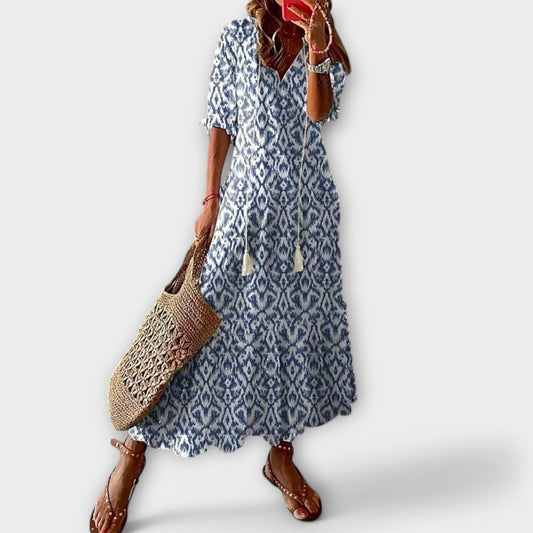 Alexi - Comfortabele losse maxi-jurk