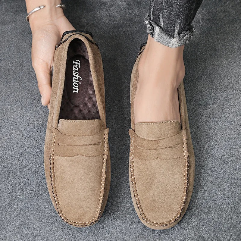 Tate - Casual klassieke suède loafers