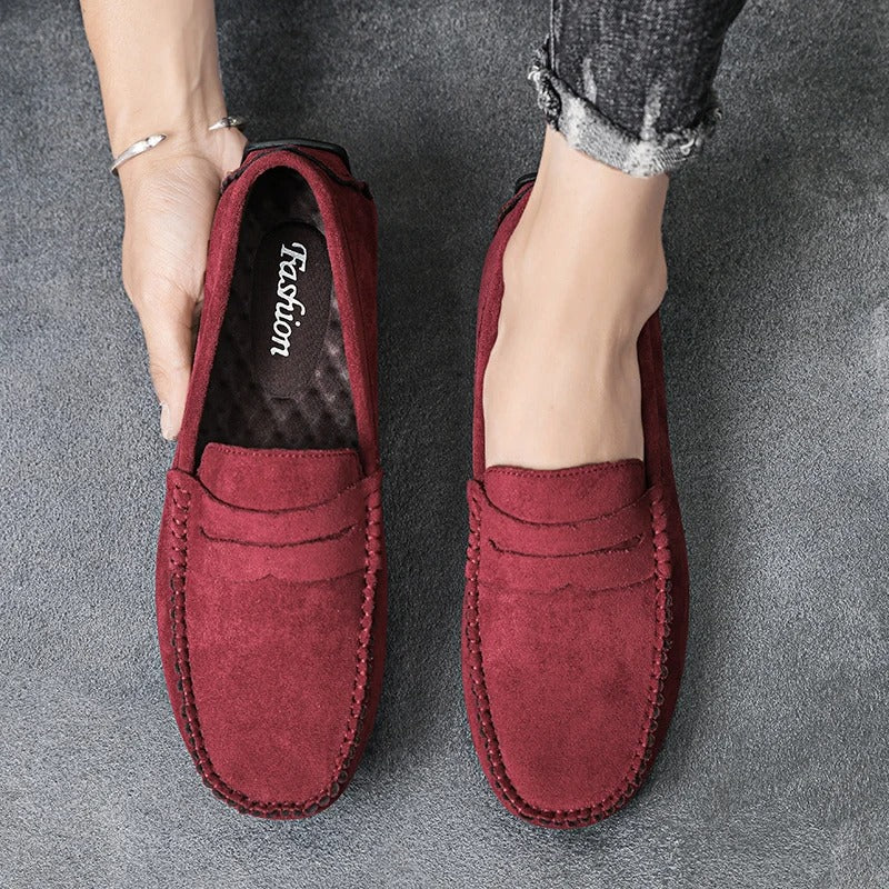 Tate - Casual klassieke suède loafers