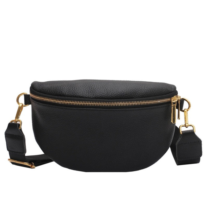 Zivora - Lederen heuptas fannypack enkele rits
