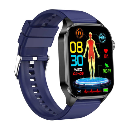 Smartwatch met EKG, Bloeddrukmeting en Gezondheidstracking – Compatibel met iOS en Android