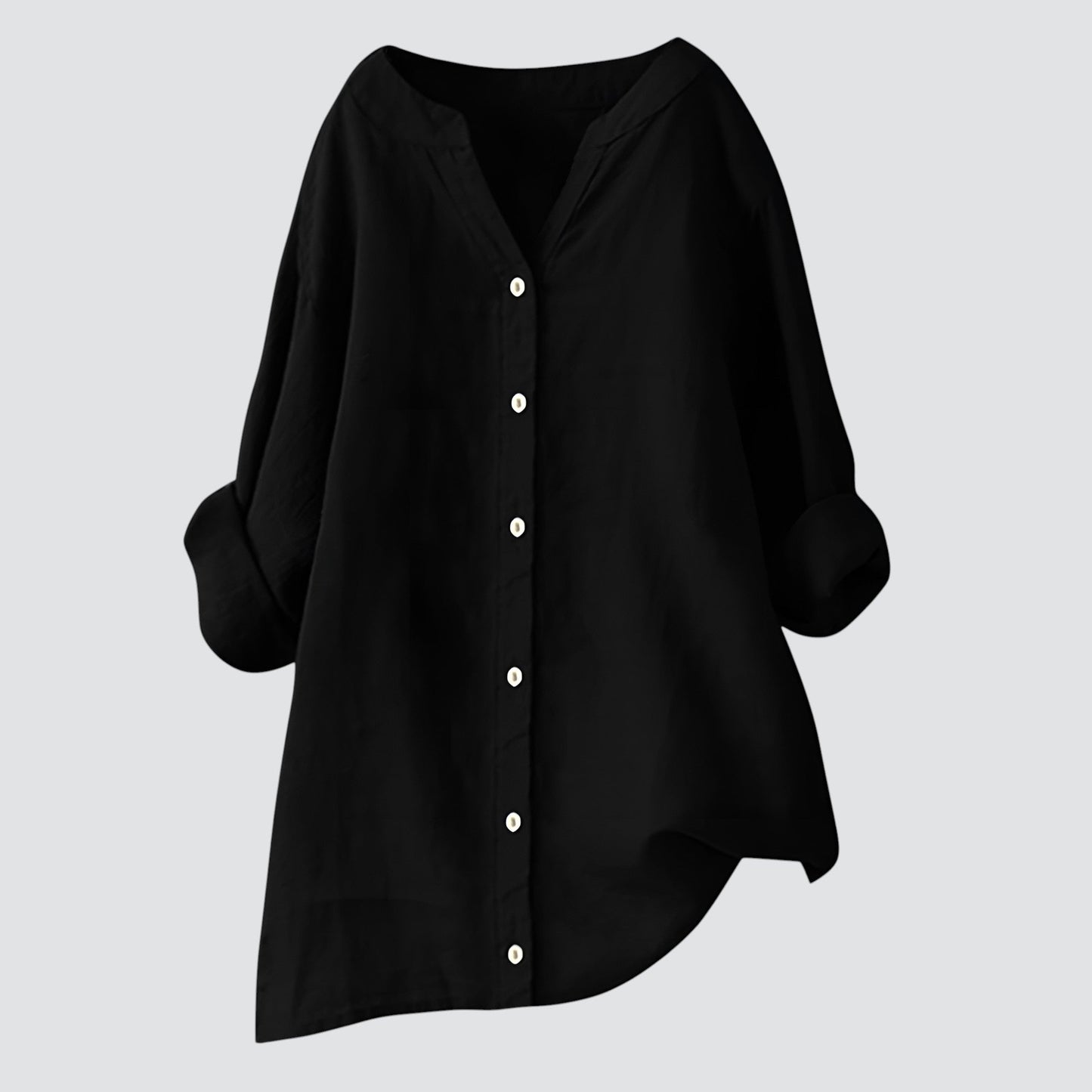 Onorina - Losvallende dames blouse met knopen