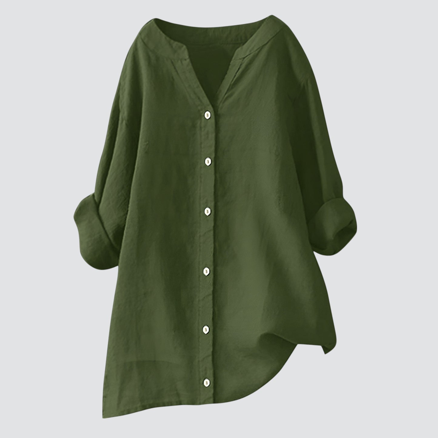 Onorina - Losvallende dames blouse met knopen