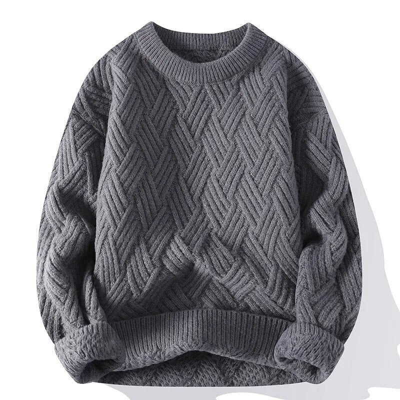 Casey - Cosy gebreide kabeltrui unisex