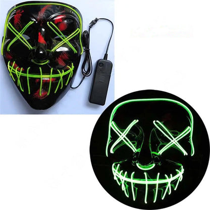 LED Halloween Masker