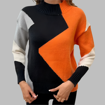 Liviana - Dames gebreide coltrui