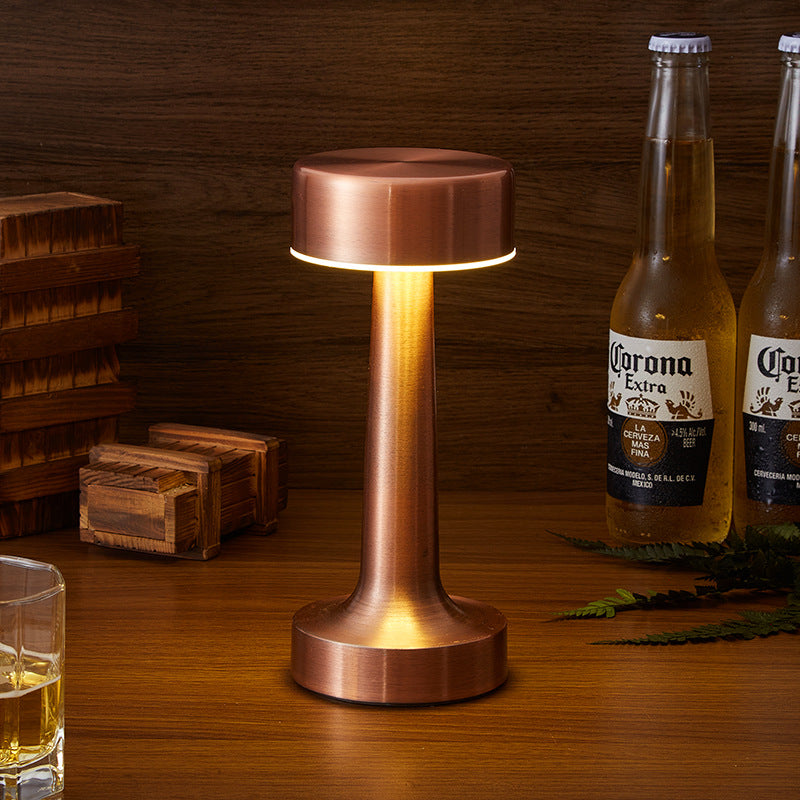 Chique retro stijl LED restaurant taffellamp draadloos USB